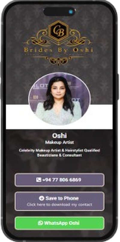 Brides By Oshi digital business card